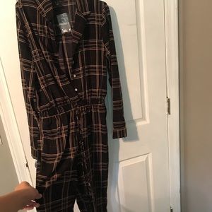 Plaid jumpsuit